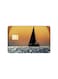 PRINTED BANK CARD STICKER Beautiful Sea View Picture With Boat