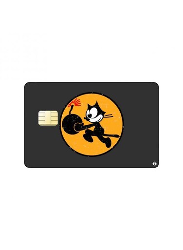 PRINTED BANK CARD STICKER Animation Felix The Cat