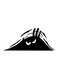 Waterproof Peeking Monster Car Body Sticker