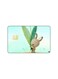 PRINTED BANK CARD STICKER Cute Rabbit Drawing With Tulip