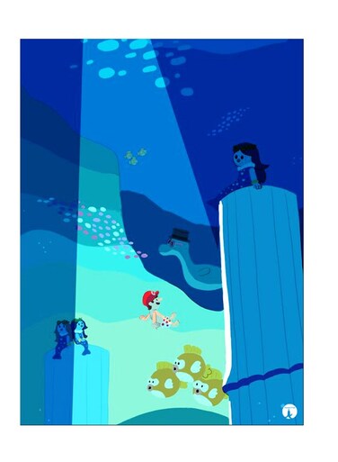 Printed Wall Sticker Multicolour 20cm