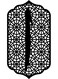 Decorative Wall Sticker Black 20cm