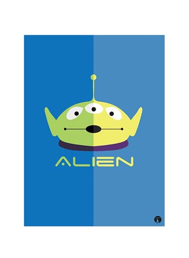 Printed Wall Sticker Multicolour 20cm