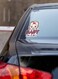 Baby in Car Stickers Sign and Decal for Girl 2 Pieces Baby Car Sticker Removable Safety Sticker Notice Board Cute Baby Window Car Sticker On Board Stickers