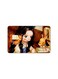 PRINTED BANK CARD STICKER Cute Girl Drawing With Pets