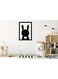 Decorative Wall Sticker Black 20cm