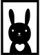 Decorative Wall Sticker Black 20cm