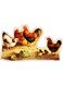 Decorative Wall Sticker Multicolour 10x10cm