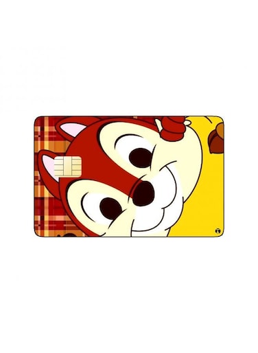 PRINTED BANK CARD STICKER MULTICOLOUR