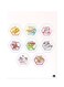 Printed Wall Sticker Multicolour 20cm