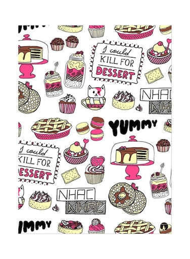 Printed Wall Sticker Multicolour 20cm