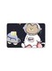 PRINTED BANK CARD STICKER Cute Astronaut Teddy Bear Drawing In Space