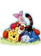 Decorative Wall Sticker Multicolour 10x10cm