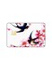 PRINTED BANK CARD STICKER Beautiful Birds Drawing With Flowers