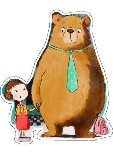 Beautiful Characters Wall Sticker Multicolour
