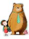 Beautiful Characters Wall Sticker Multicolour