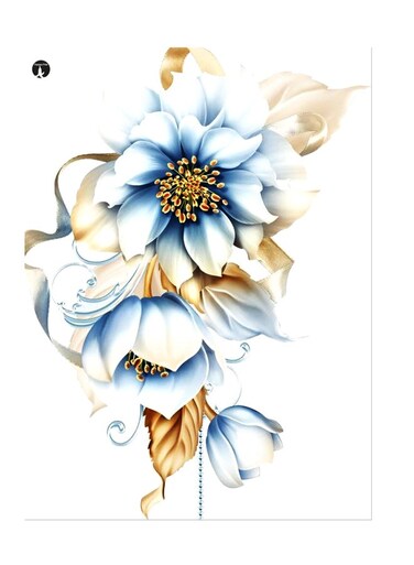 Printed Wall Sticker Multicolour 20cm