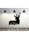 Decorative Wall Sticker Black 20cm
