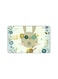 PRINTED BANK CARD STICKER Cute Bunny Drawing With Flowers