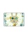 PRINTED BANK CARD STICKER Cute Bunny Drawing With Flowers