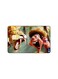 PRINTED BANK CARD STICKER Cute Boy Drawing With Cheetah