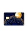 PRINTED BANK CARD STICKER Aesthetic Tree Drawing With Moon