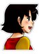 Cute Character Printed Wall Sticker Multicolour