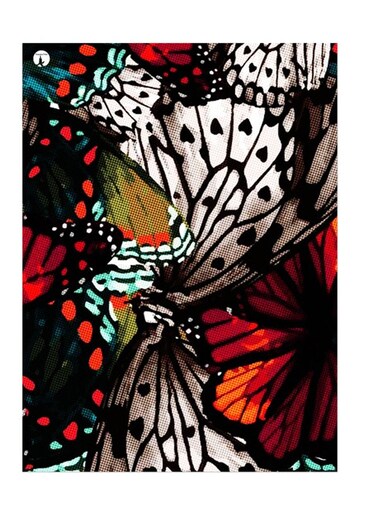 Printed Wall Sticker Multicolour 20cm