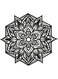 Decorative Wall Sticker Black 20cm