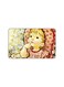 PRINTED BANK CARD STICKER Cute Girl Drawing In Red Dress
