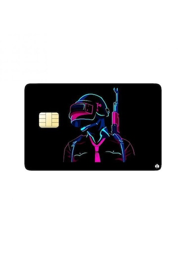 PRINTED BANK CARD STICKER Pubg Mobile Video Game