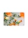 PRINTED BANK CARD STICKER Beautiful Orange Flowers Drawing