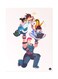 Printed Wall Sticker Multicolour 20cm