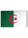 Algerian Flag Wall Decor Painting With Inner Frame Green/White/Red 40 x 60cm