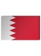 Bahrain Flag Wall Decor Painting With Inner Frame Red/White 40 x 60centimeter