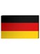 German Flag Wall Decor Painting With Inner Frame Black/Red/Yellow 40 x 60centimeter