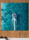 Ship Themed Wall Decor Blue/White/Yellow 30x30cm