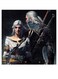 The Witcher Themed Wall Decor Grey/Silver/Brown 30x30cm