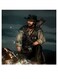 Red Dead Game Themed Wall Decor Green/Black/Grey 30x30cm