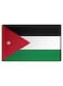 Jordanian Flag Wall Decor Painting With Inner Frame Multicolour 40 x 60centimeter