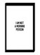 Modern Wall Decor Painting With Inner Frame Black/White 40 x 60centimeter