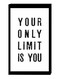 Modern Wall Decor Painting With Inner Frame Black/White 40 x 60centimeter