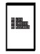 Modern Wall Decor Painting With Inner Frame Black/White 40 x 60cm