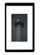 Wall Decor Modern Painting With Inner Frame Dark Grey/White/Black 40 x 60centimeter