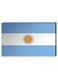 Argentinian Flag Wall Decor Painting With Inner Frame Blue/White/Yellow 40 x 60cm