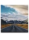 Road Themed Wall Decor Blue/Beige/White 30x30cm