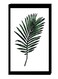 Modern Wall Decor Painting With Inner Frame Black/White/Green 40 x 60centimeter