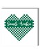 Saudi Arabia Printed Wall Decor Painting With Inner Frame White/Green 40 x 40centimeter