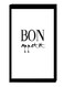 Modern Wall Decor Painting With Inner Frame Black/White 40 x 60centimeter