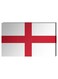 England Flag Wall Decor Painting With Inner Frame White/Red 40 x 60centimeter